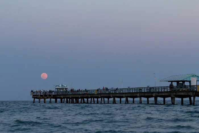 Anglin's Fishing Pier at Lauderdale-by-the-Sea, Florida
