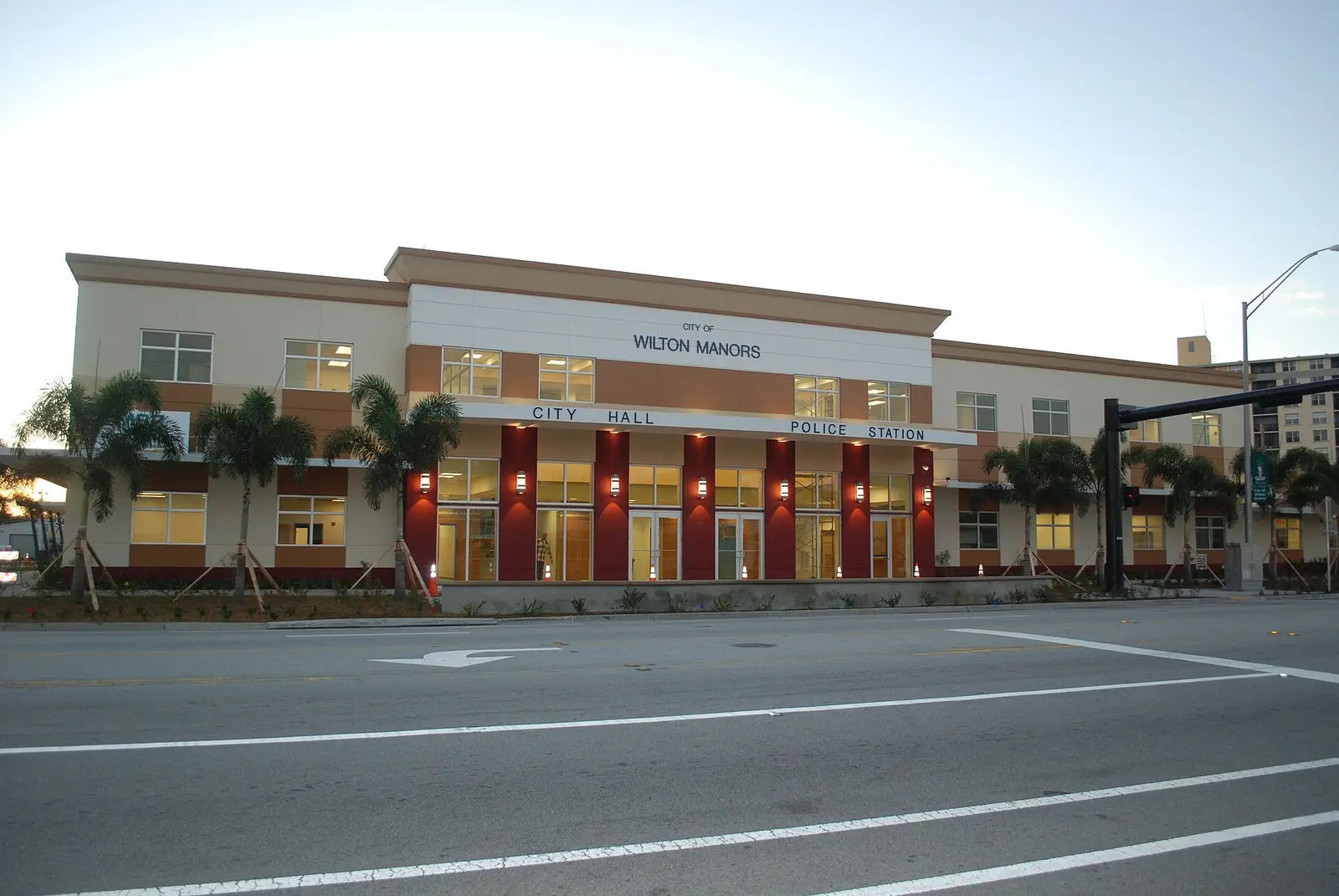 Wilton Manors City Hall on Wilton Drive